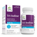 Terry Naturally Tri-Iodine - 지원 Thyroid 건강 - Kelp에서 분자 Iodine와 보조 호르몬 균형 - 특징 칼륨 Iodide & 나트륨 Iodide - 뇌 및 에너지 지원 - 6.25mg, 90 캡슐