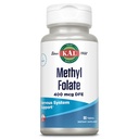 KAL 메틸 Folate 400 mcg DFE, 5-MTHF 활동적인 모양 비타민 B9의 Folic 산 보충교재, 심장 건강, Prenatal, 무드 및 뇌 지원, 빠른 용해 ActivTab, 60 일 보증, 90의 서빙, 90의 정제