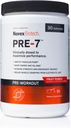 Novex Biotech PRE-7 남자를 위한 전 운동 분말 - 부스트 에너지, 초점 및 VO2 최대, 신장 운동*, 과일 펀치 도중 지원 Hydration
