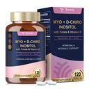 Totaria Myo-Inositol & D-Chiro Inositol 보충 캡슐 3075mg, 플러스 Multivitamin 비타민 D3, Folate, 이상 40 : 1 비율 - 여성을위한 호르몬 균형 & Ovarian * 지원 | Vegan, 비 GMO - 120 모자