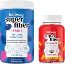 Bellway 슈퍼 섬유 분말 + 과일, 혼합 베리 슈퍼 섬유 Gummies