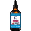 비타민 Shoppe 액체 B12 Methylcobalamin - 에너지 생산 - 1,000 MCG - 라즈베리 (2 fl. oz.)
