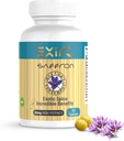 EXIR Saffron 보충교재 | 지원 초점, 건강한 먹는 습관, 계류, 대사, 60의 정제