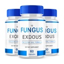 (포장 3) Fungus-Exdous - 알약은 강한 건강한 자연적인 못을 지원합니다 - 180의 캡슐, 백색