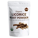 Iyasa Holistics 유기 Licorice 뿌리 분말, Mulethi, Glycyrrhiza glabra, 8개 oz, 227 gm의 자연 기대약, 사탕 맛 대리인, Superfood