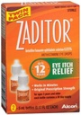 Zaditor 항히스타민 눈 방울 쌍둥이 팩 0.34 Fl oz
