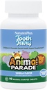 NaturesPlus Animal Parade Tooth Fairy Children's Chewables - 자연 바닐라 맛 - 90 동물 모양 정제, 2 팩 - 치과 건강 보충 - 채식주의, 글루텐 무료 - 90 총 봉사