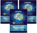 NANOWELL Neuroxall 두뇌 건강 보충 강화 된 인지 기능 및 정신 Clarity, Astaxanthin, Ginkgo Biloba 추출물, 산화 방지제 - 60 Softgels X 3 박스 3 개월 (180 카운트)