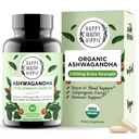 유기 Ashwagandha 캡슐 2100mg - 스트레스 릴리프 보충 - 추가 강도, 100 % 초본, 에너지, 무드 & Cortisol 관리자, 높은 흡수를위한 검은 후추 포함 - Non-GMO, 90 Ct