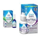 TheraTears 여분 건조한 눈 치료는 건조한 눈, 0.5 fl oz 병, 2개의 조사 & SteriLid Eyelid 세척 및 얼굴 세척을 위해, 자극한 눈, 2개의 fl oz 살포를 위한 눈 강하를 기름을 바르기