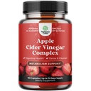 클렌징 Apple Cider Vinegar 캡슐 - ACV Deep Cleanse 및 Detox 알약을 Gut 및 Digestive Health 용 Cayenne - Hunger Gut Cleanse 및 Full Body Detox 180 카운트 용 추가 강도 ACV