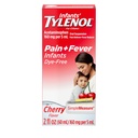 유아의 tylenol 액체 고통 구호 및 발 약, 구두 중단, Sore Throat, Headache & Teething를 위한 염료 자유로운 Acetaminophen, 아이들을 위한 Fever 흡진기; 체리 풍미, 2개의 fl. oz.; 1의 팩
