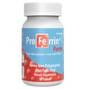 높은 흡수 Heme 철 Polypeptide의 Proferrin Forte-12mg. Gut에 쉬운. 90의 정제. 빨간 혈액 세포 생산에 있는 원조에 Folic 산의 1mg. 커피, 칼슘 또는 PPI의 영향을받지 않습니다.