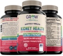 비타민 Premium Kidney Cleanse Supplement 성장 – Cranberry Extract의 강력한 Kidney 지원 공식은 건강한 Kidneys & Urinary Tract Support– 60 채식 캡슐을 지원합니다.