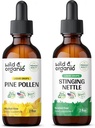 야생 & 유기 소나무 오염 Tincture 2 fl oz & Sting Nettle Root Tincture 2 fl oz