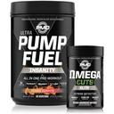 PMD Sports PMD Sports Ultra Pump Fuel Insanity - Pre Workout - Miami Sunrise (30 서빙) & PMD Sports Omega Cuts Elite Thermogenic Fat Burner (90 Softgels)