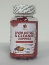 Lukaree Liver Cleanse Detox & Repair Gummies - 우유 이틀 Silymarin, Dandelion, Artichoke 추출물 & Elderberry - 설탕 없음, 라즈베리 맛 - 180 개