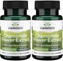 Swanson Chamomile Flower Extract 500 밀리그램 표준 1.2% Apigenin 캡슐 당 6 mg 60 캡슐 (2 팩)