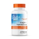 의사의 최고의 CoQ10 100 mg + Nattokinase 2,000FU, 지원 심장 & 순환 지원, 비 GMO, 글루텐 무료, Vegan, 60 Veggie 모자