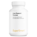 Supersmart - Liver Support Formula (Advanced Formula) - Silymarin Milk Thistle, L-Methionine, Glutathione, Picrorhiza Kurroa, Artichoke | Non-GMO & Gluten Free - 90 채식 캡슐