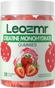Creatine Monohydrate Gummies 남성 & 여성을 위한 5000mg, Chewables Creatine Monohydrate 보충교재 (120 조사) - 딸기 120 Gummies
