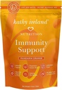 kathy ireland Immune 지원 분말, 웰니스 부스터, 비타민 C, D, 아연 및 Elderberry, 즉시 음료 혼합, 만다린 오렌지, 7.4 온스를 가진 면제 방어 보충교재