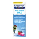 Mucinex 아이들의 다 Symptom 찬 기복 액체 구호 Stuffy Nose, 가슴 Congestion, 기침 & Mucus, 기대 & Dextromethorphan, Guaifenesin, Phenylephrine, 4개 oz를 가진 기침 억제제.