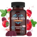 YumVs 칼륨 보충교재 Gummies - 딸기 풍미 - 서빙 당 99 mg ( 칼륨 구연산염) - 지원 Electrolyte 균형 - 채식 Kosher Halal 글루텐 자유로운 순수한 칼륨 Gummies (60 조사)