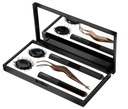 Lashify 제어 키트 - 완전한 DIY 눈 래쉬 스타터 세트 - Curl Gossamer 블랙 10mm, 12mm, 블랙 여행 케이스, 제어 Wand
