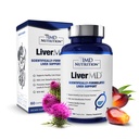 1MD Nutrition LiverMD - Liver Support Supplement | Siliphos Milk Thistle Extract & NAC - 건강한 에너지, 면역력 및 전반적인 건강 지원 - Liver Cleanse & Support | 60 캡슐