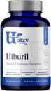 Utzy Naturals Hiburil | 혈압 지원 공식 | 올리브 잎 추출물, 히비스커스 추출물, & 레몬 발름 추출물 | 90 캡슐