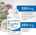Vitaminerals 33+ Baldrian® Plus Natural Relaxing Support 표준화 된 발레란 추출물 (60)