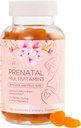 Prenatal 비타민 Gummies - 여성, 임신 및 태아 발달을위한 필수 영양소 - Folate (Folic Acid), DHA, Choline, 비타민 D - 준비, 지원 및 영양 건강 - 120 Gummies를 포함합니다