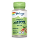 SOLARAY Cayenne Pepper 450 mg | 100,000 열 단위 | 건강한 소화, 순환, 대사 및 심혈관 지원 | 비 GMO | 100 VegCaps