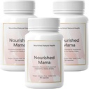 Nourished Mama Prenatal Multi Vitamin - Preconception, Pregnancy, Postpartum 및 Breastfeeding 지원을위한 Vegan Multivitamin - 메틸화 된 Folate 및 높은 복용량 Choline - 270 캡슐에 넣기