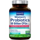 여성, 50 억 CFUs, 17 Proven Strains, 60 Veggie Caps, Prebiotics 및 Cranberry Extract, Non-GMO, Vaginal, Digestive 및 Immune Health로 공식화 된 인산염 활력 프로 바이오 틱스