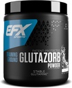 EFX Sports Training Ground Glutazorb Powder | 고농도, pH Correct 글루타민 보충 | 소화 및 면역 지원 | 140 인분 (불꽃)