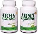 100 % 천연 심황 Curcumin 60 캡슐 - 생강, Boswellia Serrata - 통증 지원 불편 - 목 통증 및 BackAche - 2-120 캡의 관절 및 근육 지원 팩