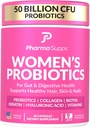머리, 피부, & 못 비타민 지원 - 50억 CFU w/Collagen, Biotin & Keratin - 소화 건강 & 출혈을 위한 Probiotic 보충교재를 위한 진보된 여자의 Probiotics.