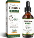 반지 귀를 위한 Yuaben Tinnitus 기복, 막힌 귀를 위한 귀 하락 & 귀 반지 기복, 자연적인 성분