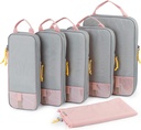 BAGSMART 6 세트 /4 세트/2 세트 압축 포장 큐브를 위한 여행, 경량 수화물 주최자 가방, 튼튼한 공간 보호 가방 여행 필수