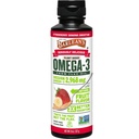 Barlean 's Strawberry Banana Flaxseed Oil Liquid, Vegan Omega 3 6 9는 2,968mg의 Vegan Omegas, Non-GMO & Gluten Free, 8 oz를 가진 찬 압박된 Flax씨 기름에서 아이 & 성인을 위한 보충 교재입니다