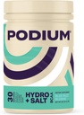 Podium 영양, 즉시 BCAA 분말, 수력 및 소금, 파란 Razz Slushie, 30의 서빙, 전해질, Hydration, 회복