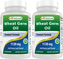 제일 자연적인 밀 Germ 기름 1130 mg 120 Softgels (2의 포장)