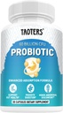 소화 건강을 위한 프로바이오틱스, 60억 CFU - 10 Strains | Prebiotics and Probiotics - Immune & Gut Health for Women & Men | PH Balance, Diarrhea, Gas & Bloating | 30 캡슐 지원
