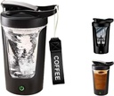 전기 단백질 셰이커 병, 휴대용 믹서 컵, USB C 재충전용, BPA 자유로운 트리탄, 450ml/16oz, 매끄러운 조각을 위한 500mAh,