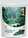 Chlorella Powder Natural with 12 oz - Chlorophyll Powder, Immune System & Liver Function 지원, 젊음 유지, Vegan, Vegan Protein 및 비타민 풍부.