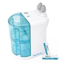 NASALFRESH MD - 듀얼 구동 Nasal 관개 시스템 Nasal Rinse 및 세척 - Sinus Decongestant Relief System w / 30 Saline Packets - 충전식 - 노스 베개 1 세트 - Snoring Remedy