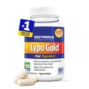 Enzymedica Lypo 금, 뚱뚱한 소화를 위한 높은 힘 리파제 소화 효소, 지원 Occasional bloating 기복 & 소화 건강, Keto-Friendly, 채식주의자, 60의 캡슐