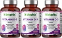 비스듬한 비타민 D-3 10000 IU 380 Softgels 3 팩 - 여분 처녀 올리브 기름 비 GMO Soy 자유로운 지원 강한 뼈 면역력에 있는 높 순수성